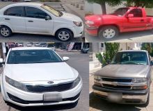 Entregan 65 vehiculos que habian sido robados en las últimas semanas