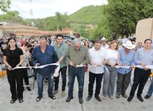 Inauguran obras de pavimentación en Badiraguato