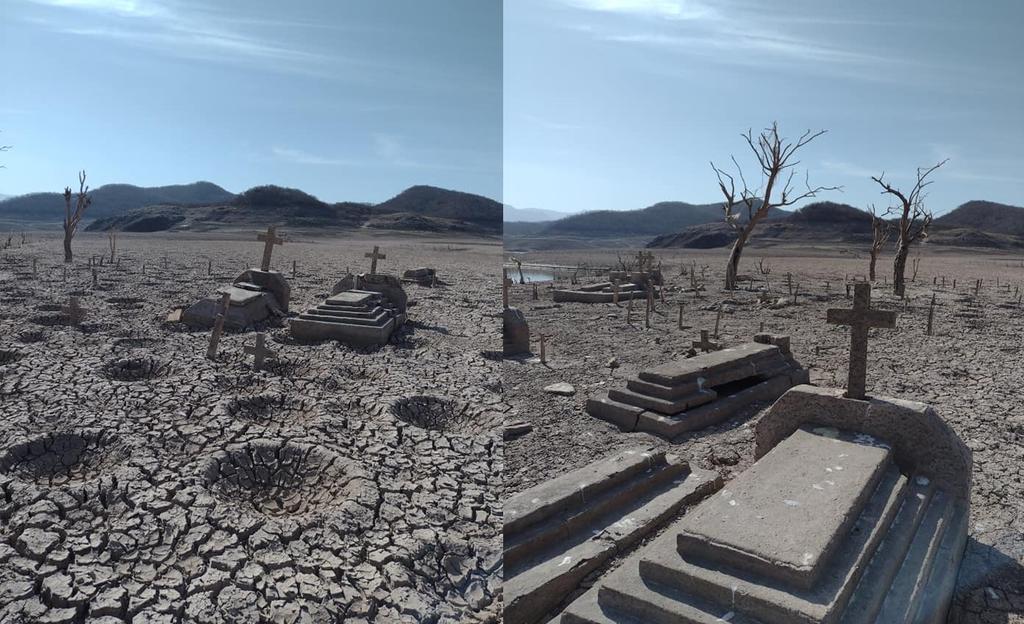 tumbas en la presa