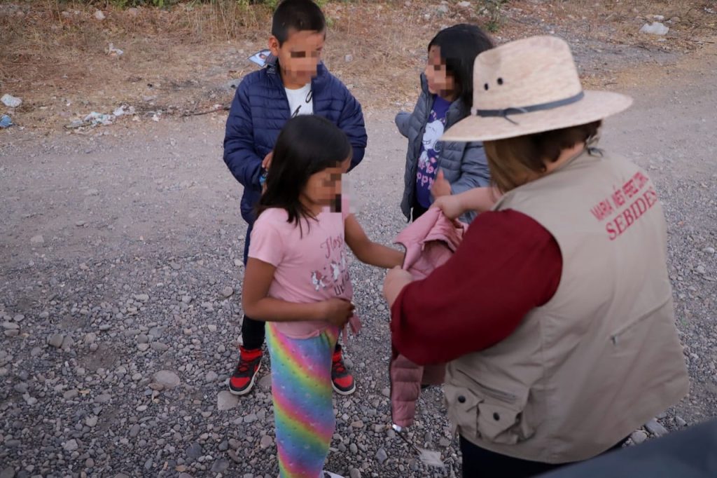 Chamarras a los niños
